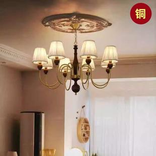 中古餐厅灯吊灯高级感南洋风房间灯卧室灯 客厅吊灯法式 新款 美式