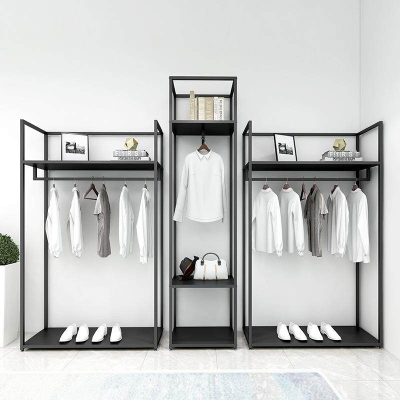 北欧简约铁艺服装架商场服装店双层落地衣架组合轻奢中岛展示货架,农用物资,其他肥料,淘宝优惠券,粉丝福利购,淘宝优惠卷