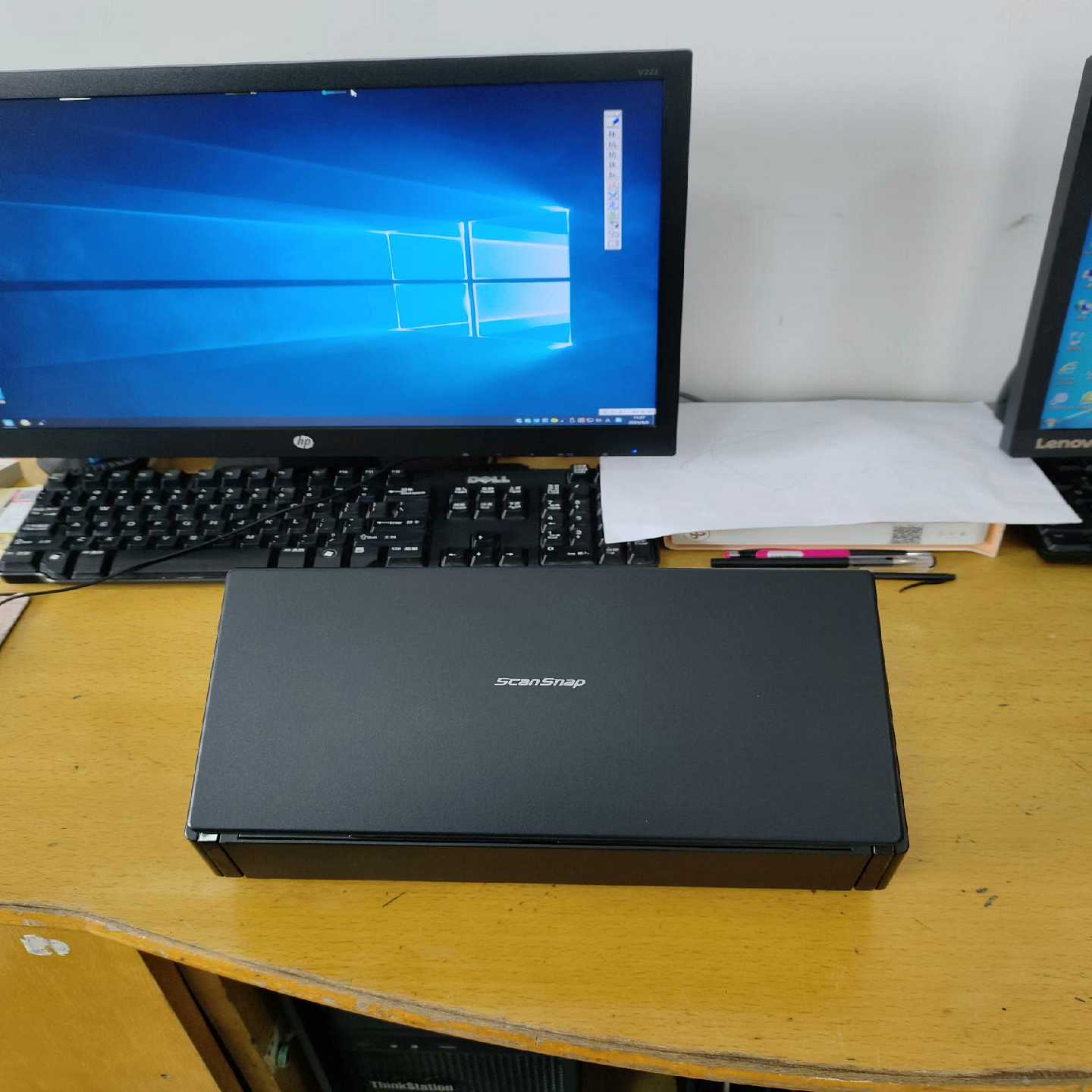 富士通ix500扫描仪。成色很好，单位备用机搬家处理，已试效--议