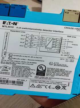 MTL5510开关量输入四通道伊顿安全栅全新库存有需要的