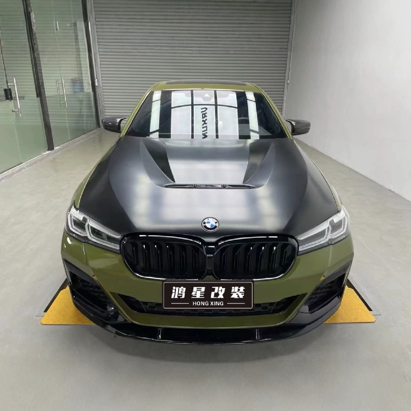 适用于18-22款宝马5系G30G38改装CS铝机盖引擎盖525i530li机盖