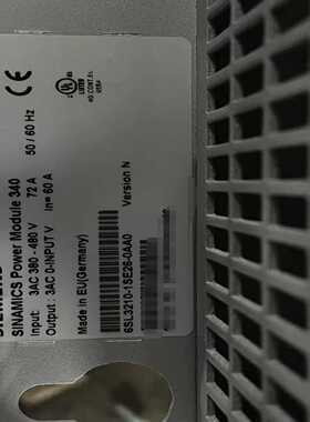 6SL3210-1SE26-0AA095新，功能完好--议价商品