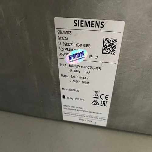 议价6SL3220-1YD44-0UB0西门子G120XA变频器
