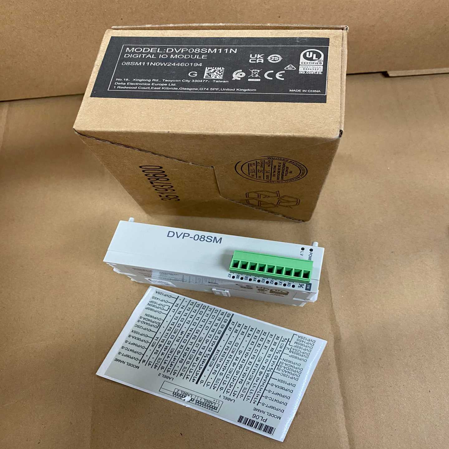 台达PLC扩展模块DVP08SM11N，实物直接拍~询价图片
