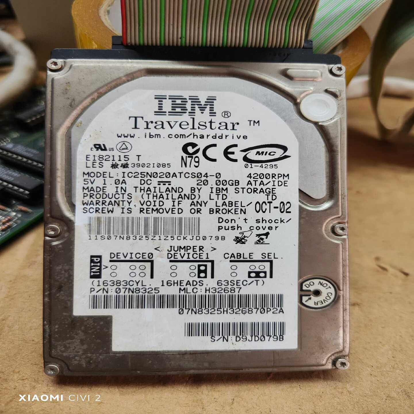 IC25N020ATCS04-0IBM硬盘，的，实物-议价