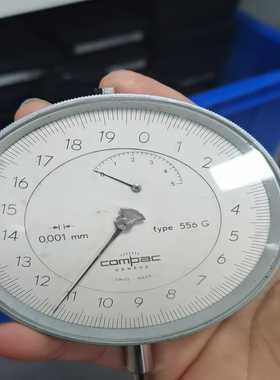 瑞士Compac千分表，型号556G，表盘直径76mm，测量-询价客服