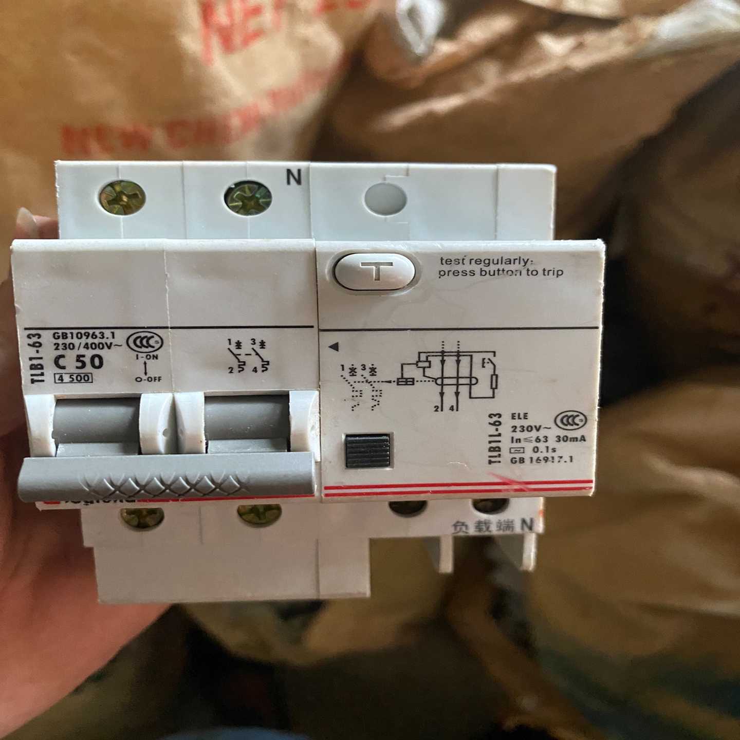 TCL罗格朗TLB1-63漏电保护器2P漏保~询价