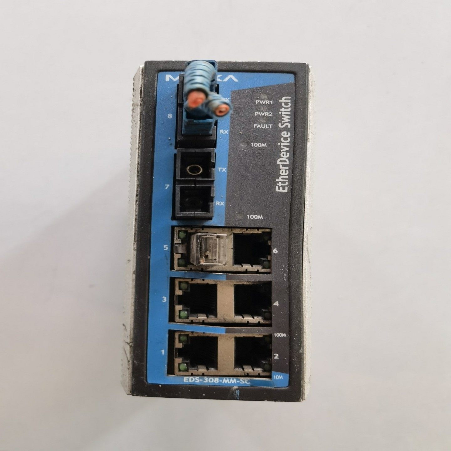 摩莎光纤接入模块EDS-308－MM-SC二手拆机剪线，实物--议价商品