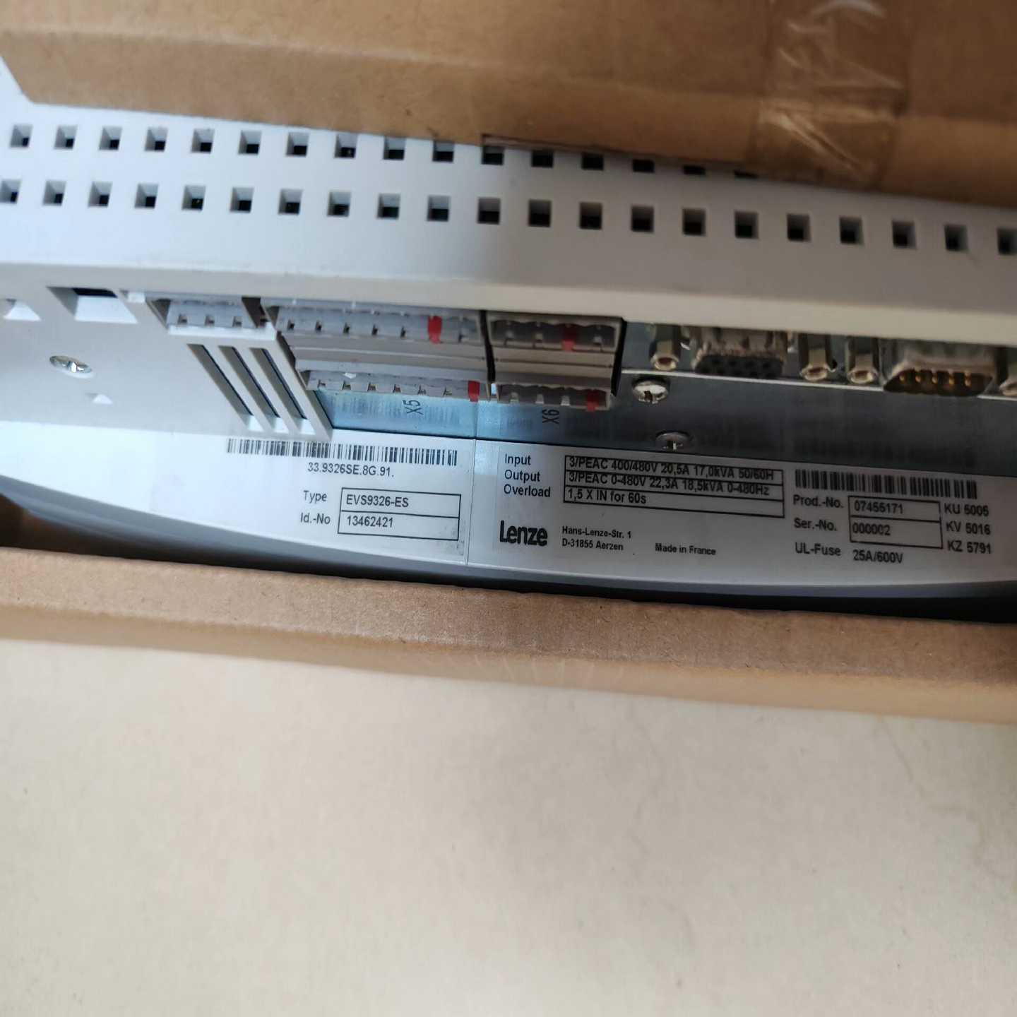 伦茨驱动器EVS9326-ES，功能，版本91，成色98询价