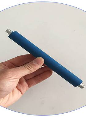 议价-全自动折叠金元宝机配件实拍h压纸蓝色细胶辊总长175胶长1