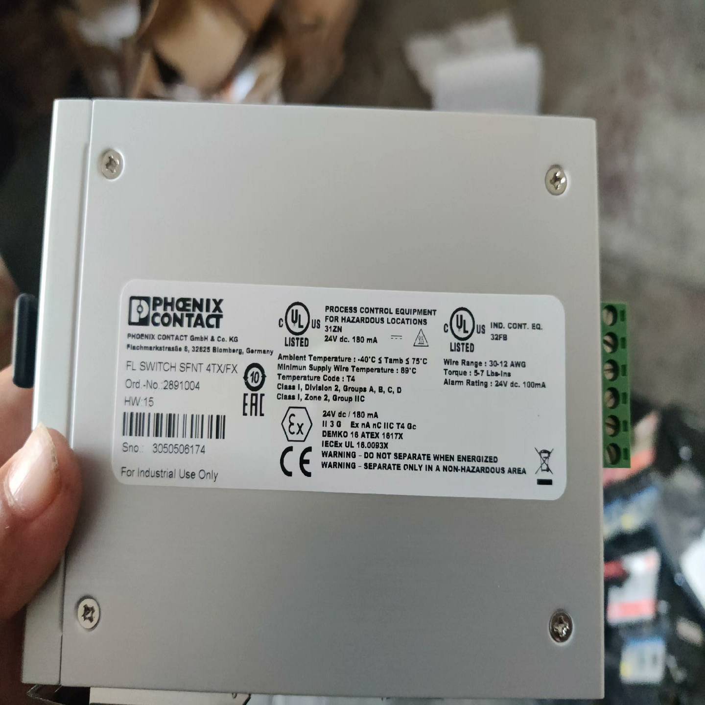 【请询价】菲尼克斯交换机FL SWITCH SFNT 4TX 全新