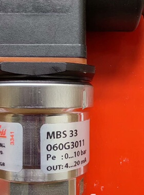 丹佛斯压力传感器MBS33，060G3011，010bar-议价