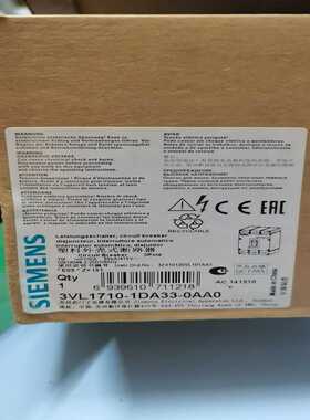 塑壳断路器3VL1710-1DA33-0AA0询价