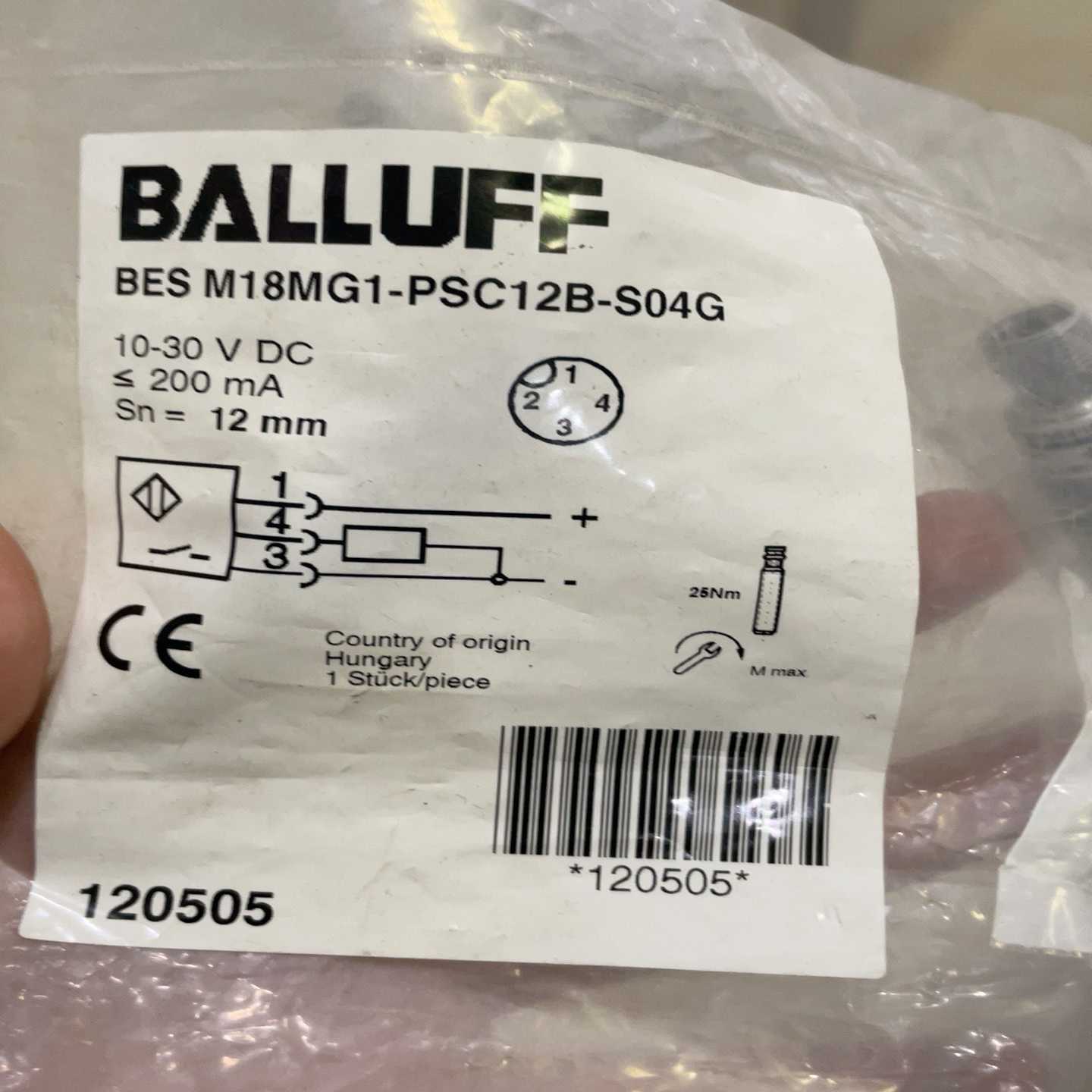 BALLUFF巴鲁夫BESM18MG1-PSC12B询价