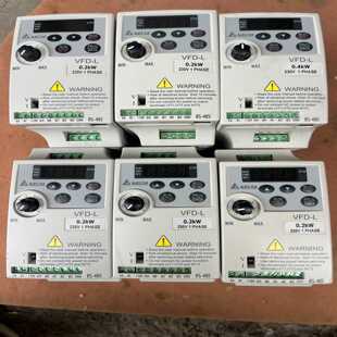 台达变频器VFD002L21A0.2KW220vVF--议价商品