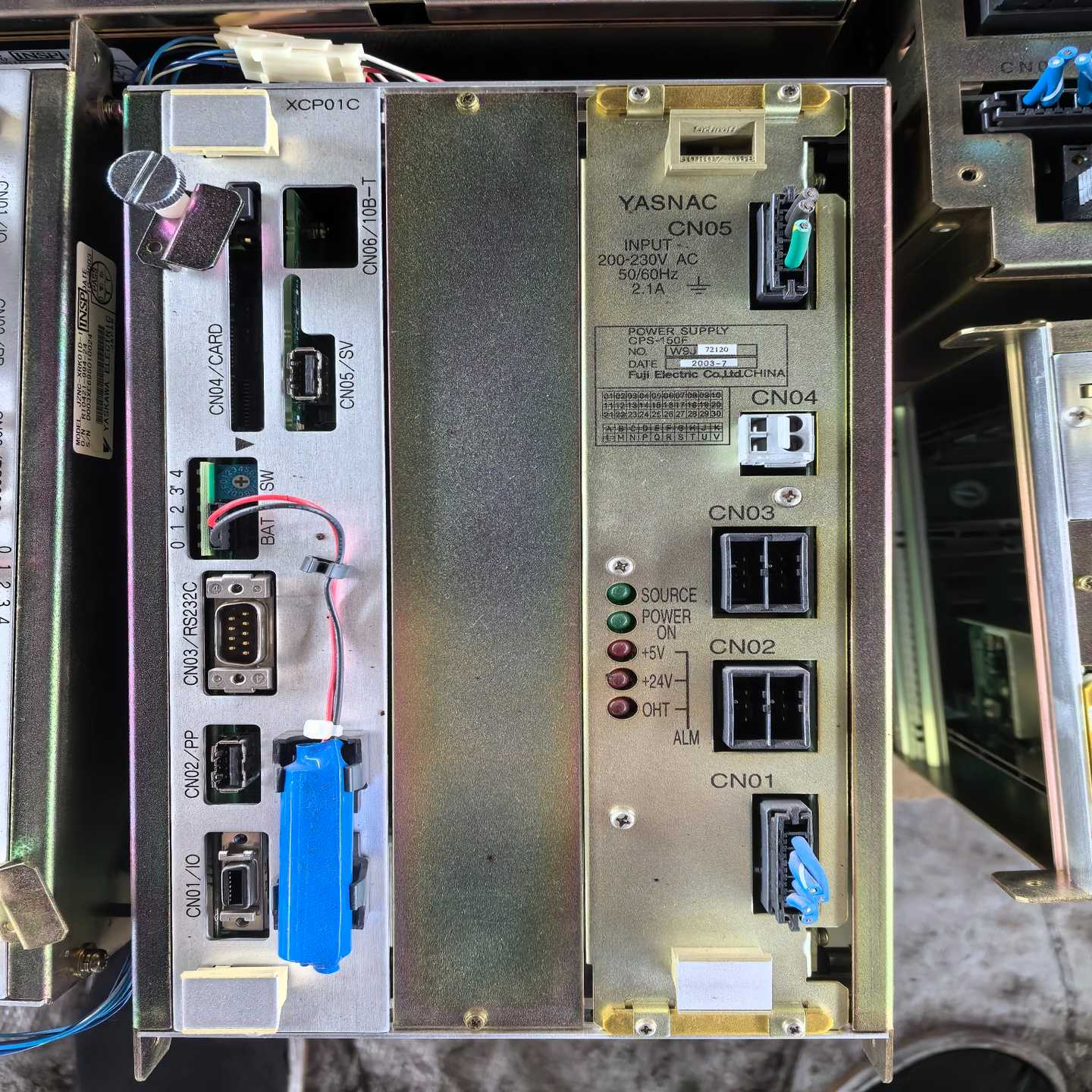 安川XRC机器人CPU模组JZNC-XRK01D-1实物拍--议价商品