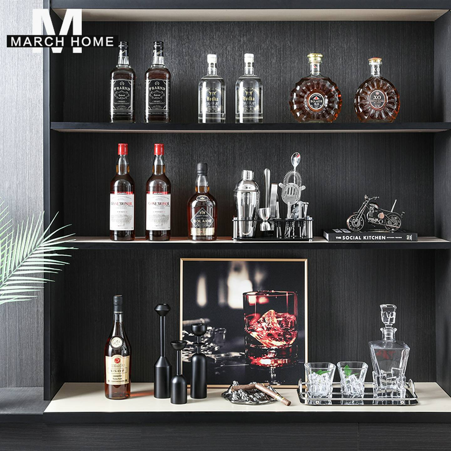 欧式厨房样板间饰品假洋酒彷真红酒展厅摆设酒柜摆件客厅2023新款