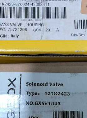 议价121K2423，Parker原厂原包装全新电磁阀，原厂50