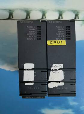 三菱CPUQ06HCPU原装拆机，实物拍摄，功能正常，有--议价商品