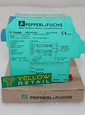 PEPPERLFUCHSKFD2-SL2-EX2SAFETYBARRIER24VDCP/N:184258