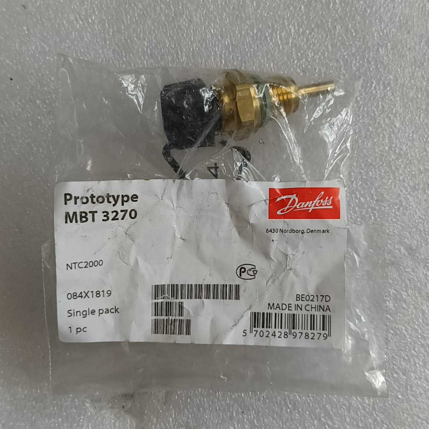 丹佛斯温度传感器MBT3270询价