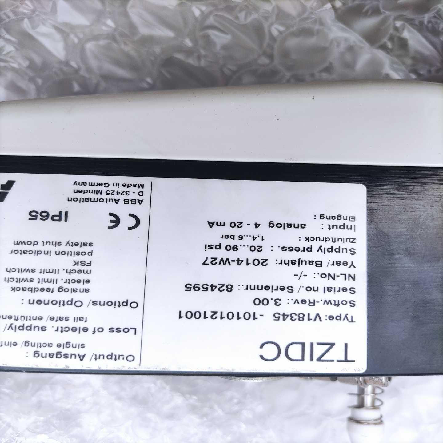 ABB V18345-1010阀门定位器一议价商品