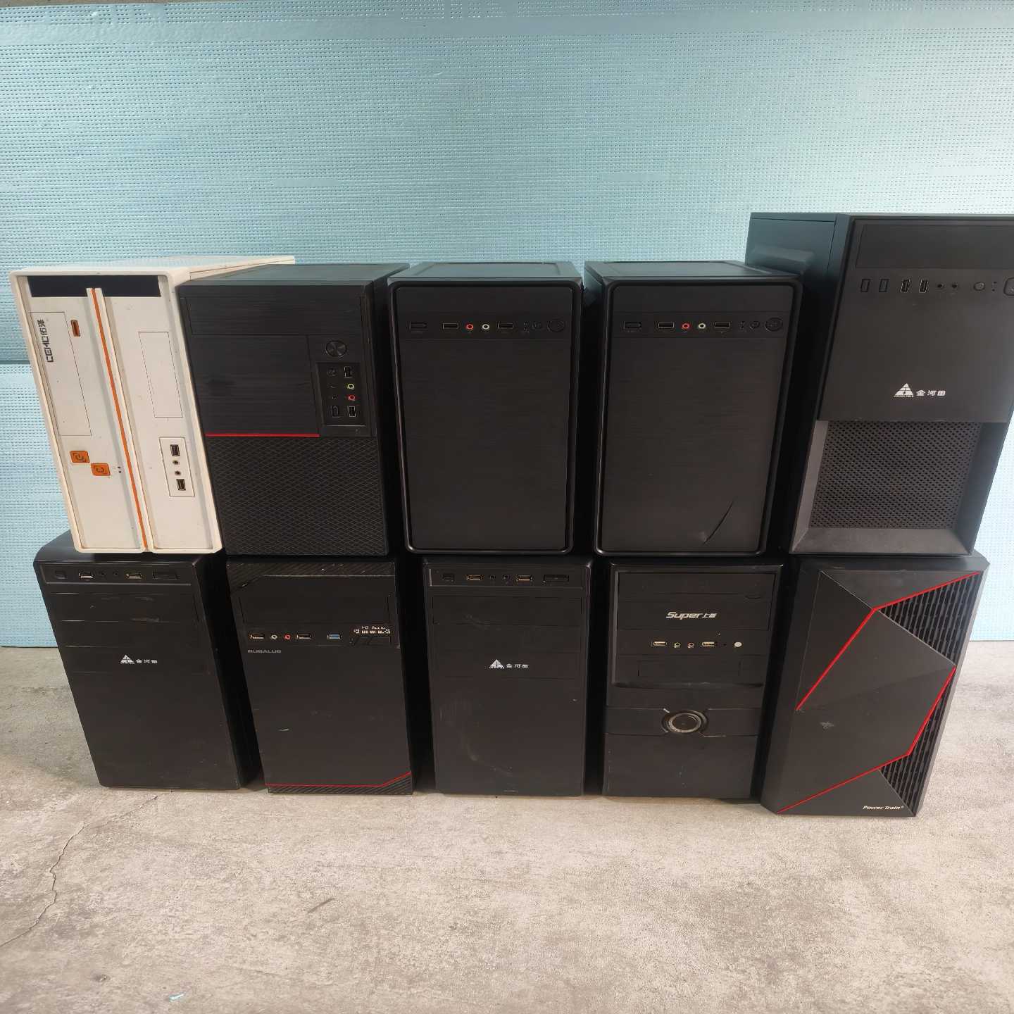 10套办公电脑,i33220/8g内存120g固态硬盘--议价商品