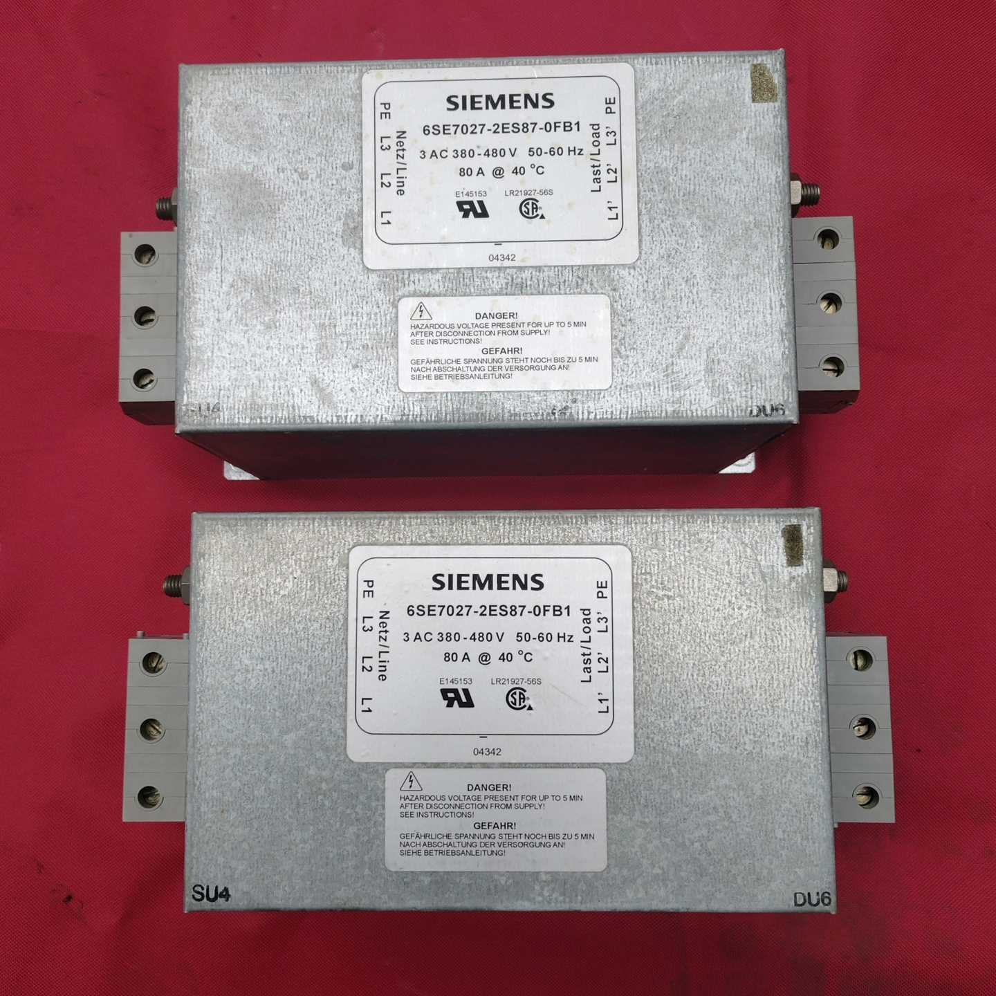 西门子滤波器6SE7027-2ES87-OFB1，拆机拆下--议价商品