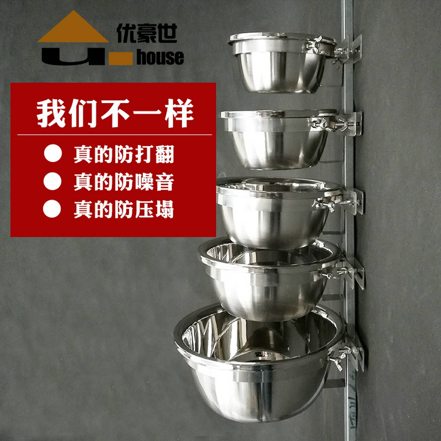 狗狗不锈钢水桶狗碗大号防打翻饮水器悬挂式宠物碗宠物盆中大型犬