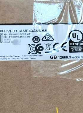 VFD13AME43ANNAA，全新变频器