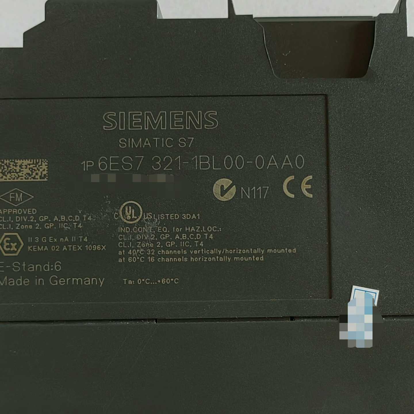 6ES7321-1BL00-0AA0无包装议价