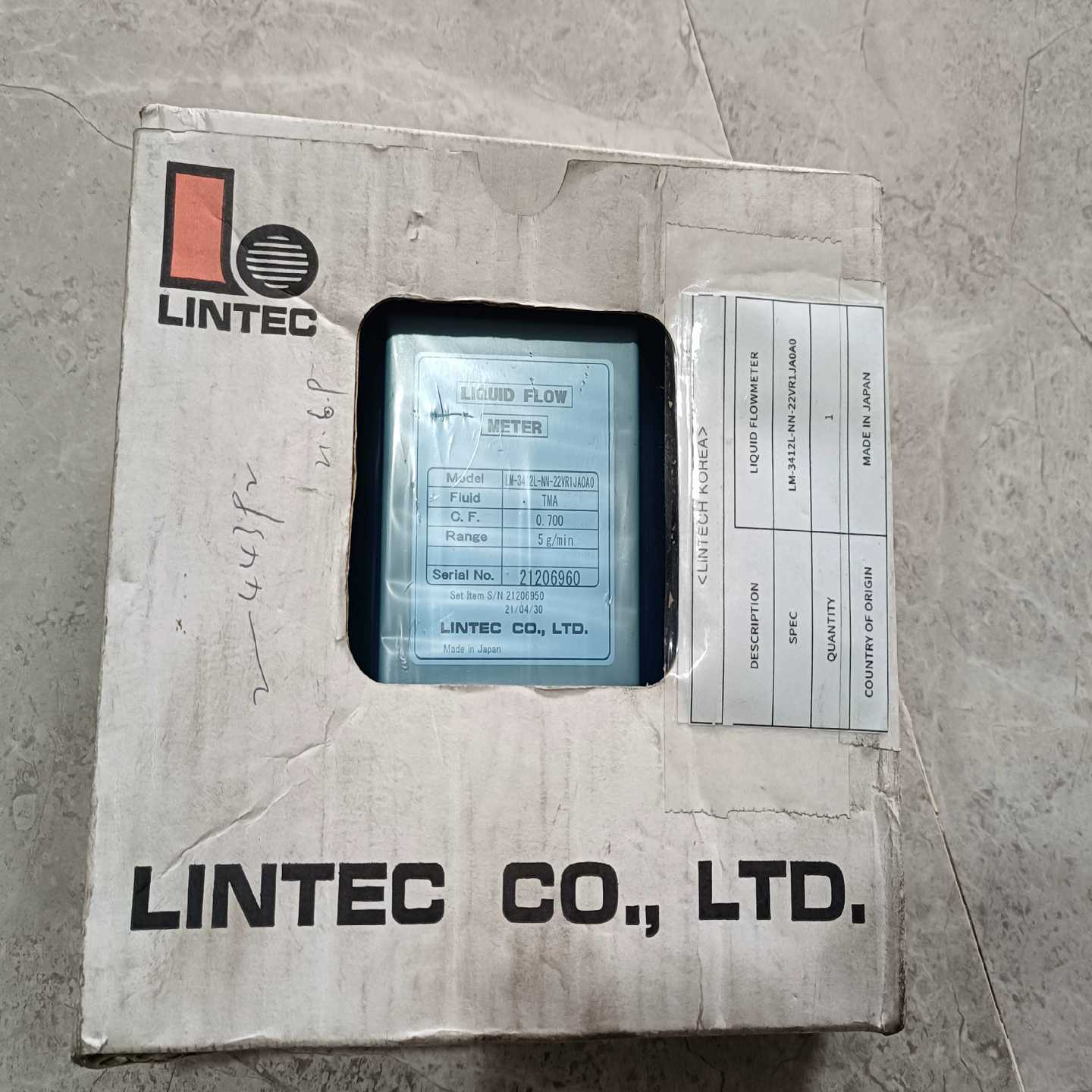 全新日本LINTEC液体流量计--议价商品