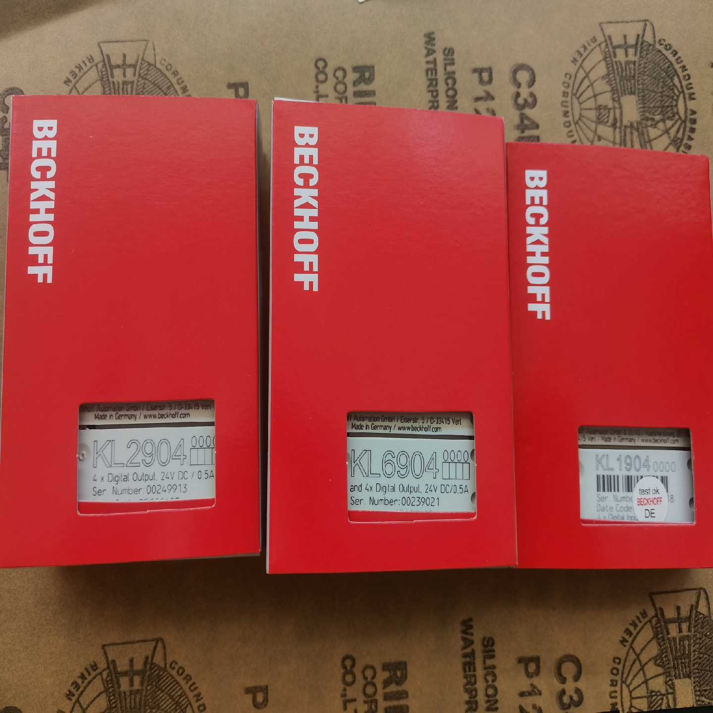 倍福KL6904.KL2904.KL1904.包装，实图~询价