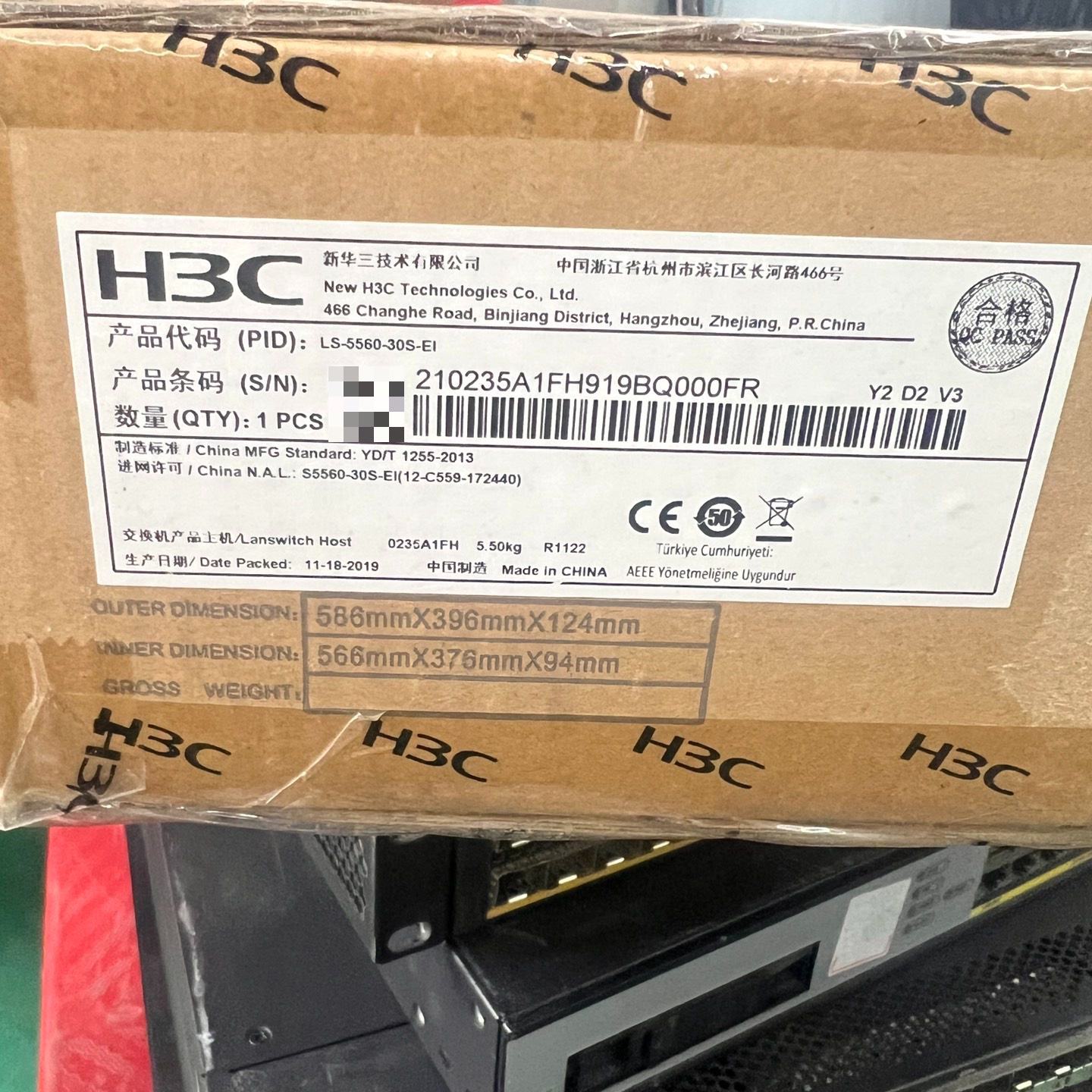 全新交换机 H3C华三 S5560-30S-EI 24千兆电-询价