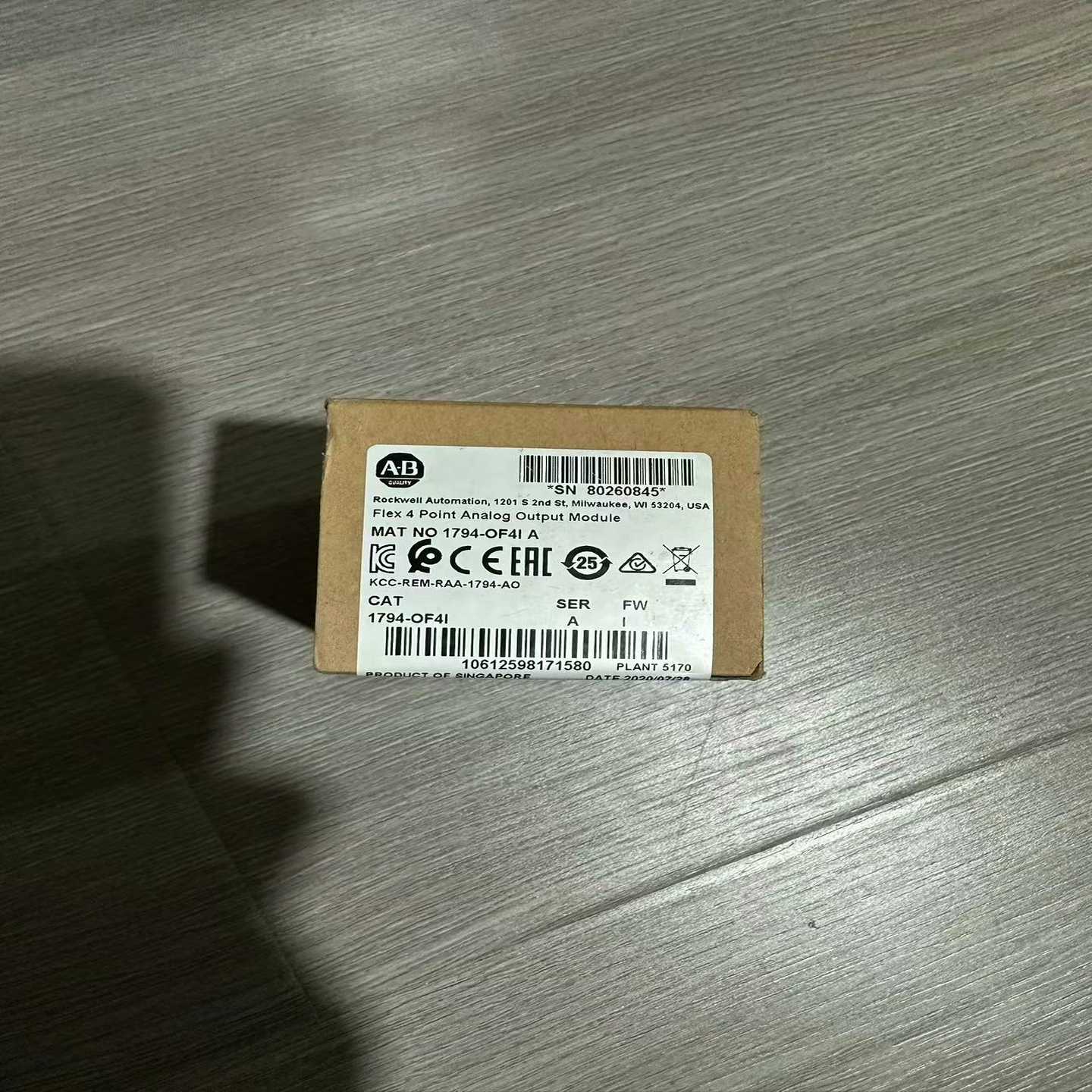 AB罗克韦尔模块1794-OF4I，实采联询价