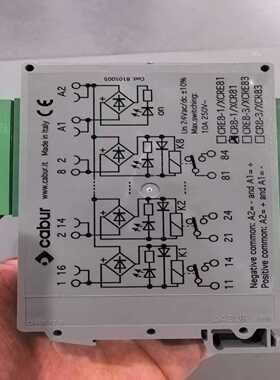 Cabur卡博继电器模块，Type：CR8-1/XCR81，询价