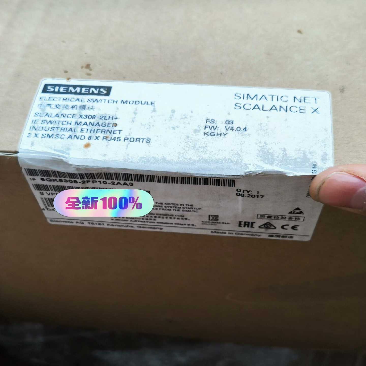 交换机模块6GK5308-2FP10-2AA3适用