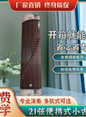 古筝初学者儿童成人入门演奏迷你一米便携式小古筝琴实木乐器