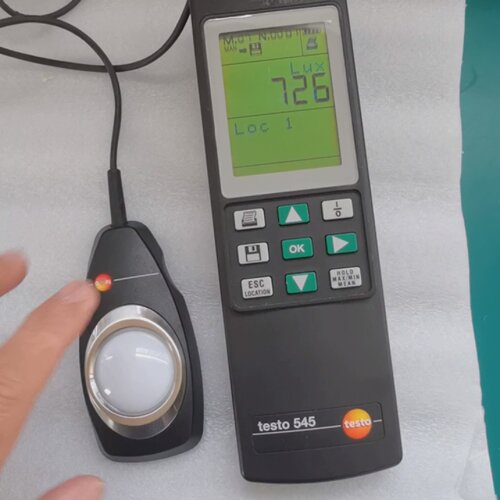 寻TESTO545照度计开机正常如图一套开机测试如视
