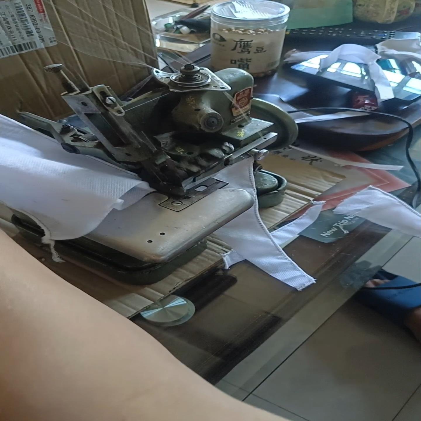 上海双工牌锁边机GN1-1带电机锁边机，缝边机-议价