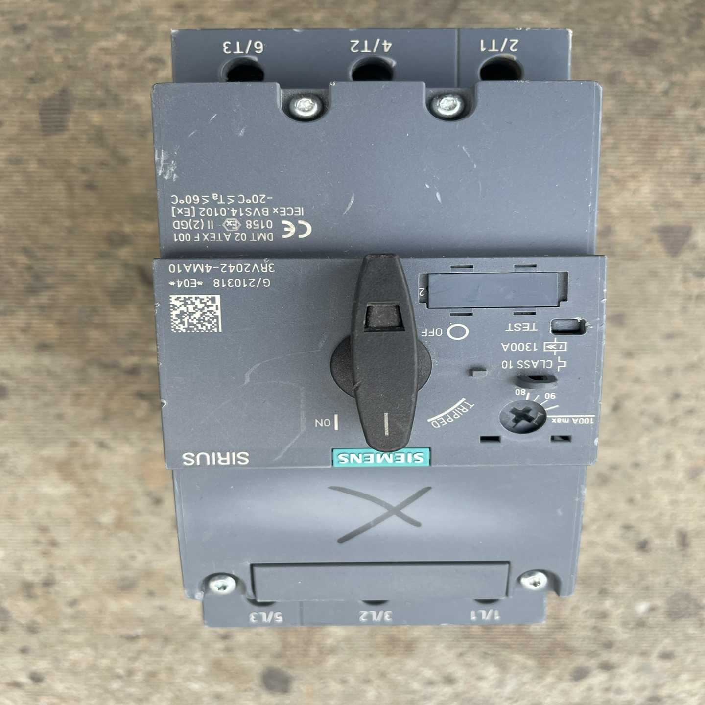 西门子断路器3RV2041-4RA10，80-100AM