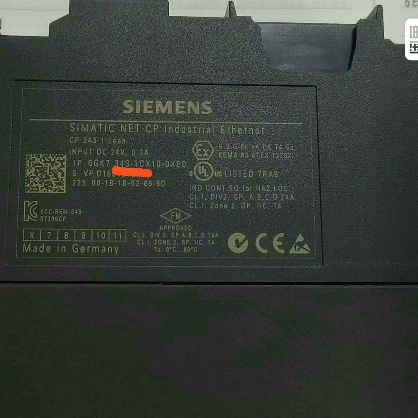 6ES7343-1CX10-0XE0裸机，完好破损询价