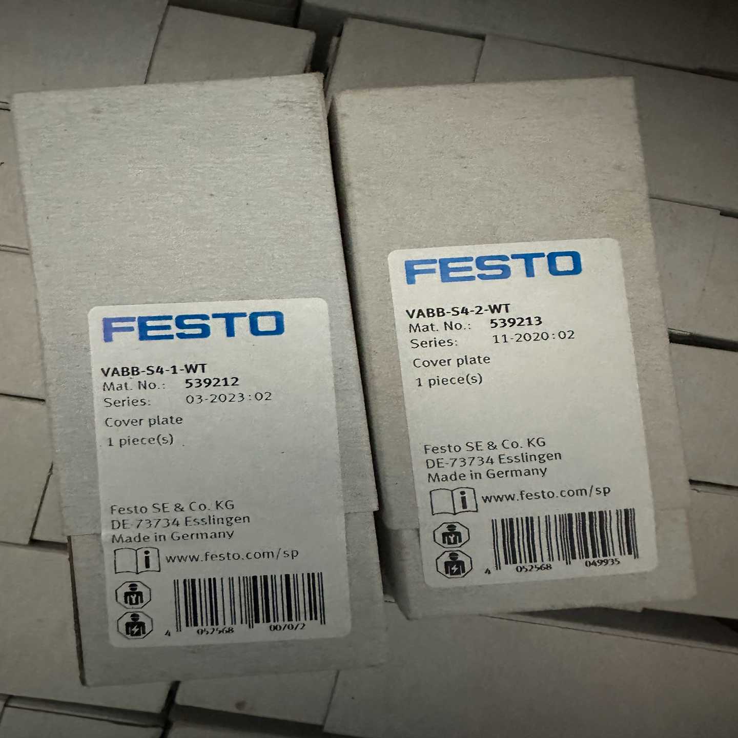 FESTO全新空位阀VABB-S4-1-WT订货号5392--议价商品