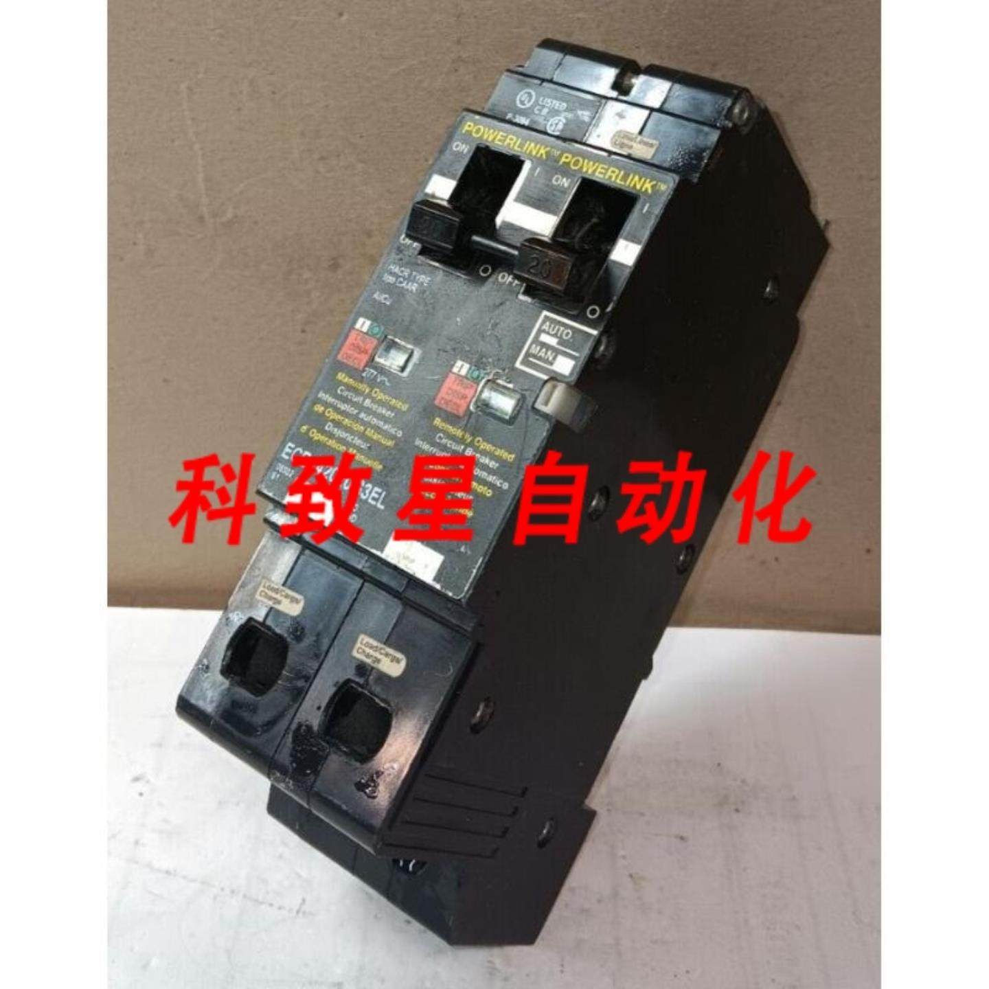 工业配件ECB142020G3EL 20安培 POWERLINK断路器2极120277VAC