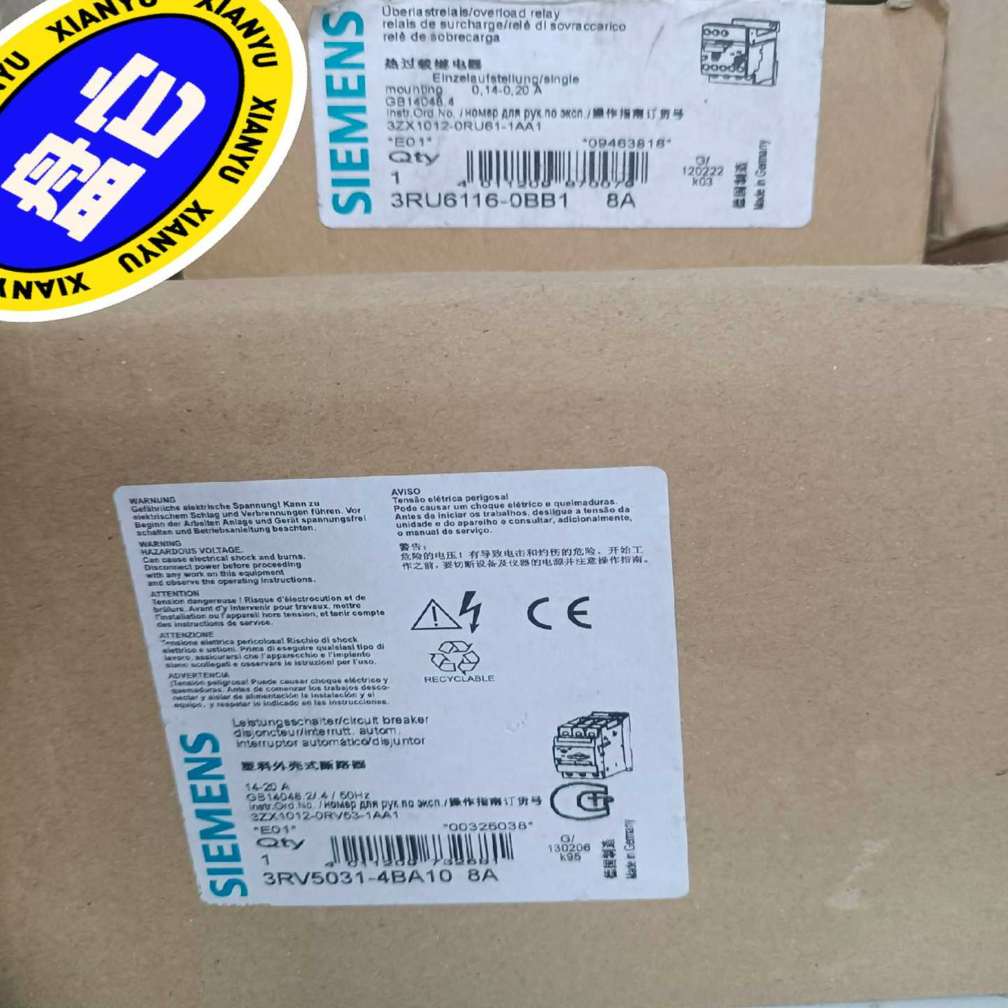 3RV5031-4BA108A，3RU6116-询价