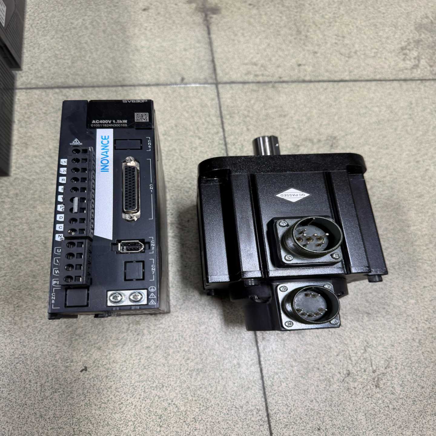 汇川伺服驱动器电机套装，驱动器型号SV630PT5R4I，--议价商品