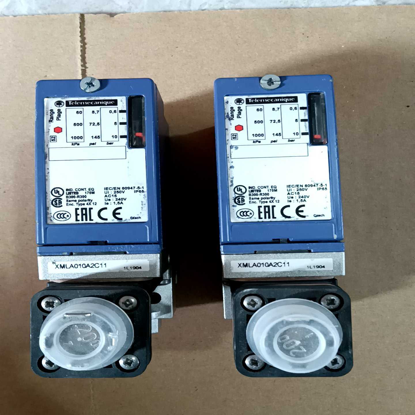 全封没包装施耐德压力开关XMLA010A2C11数量2--议价商品