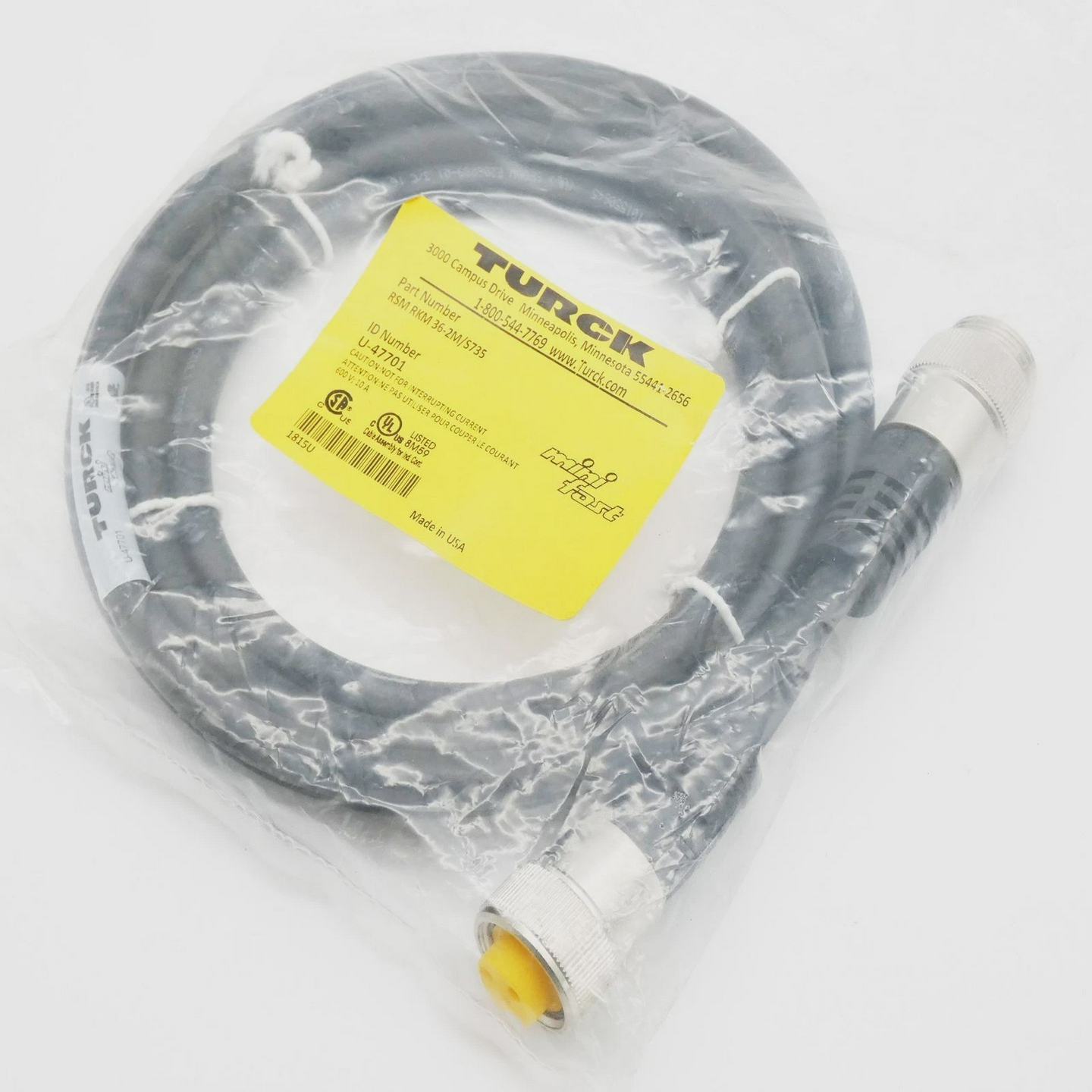 TurckRSMRKM36-2M/S735RSMRKM36-2M/S735U-47701600V10A