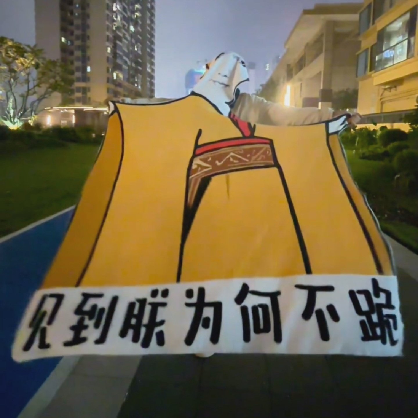 新款见朕为何不跪毛毯空调毯办公室午睡毯空调毯学生抽象搞怪毯子