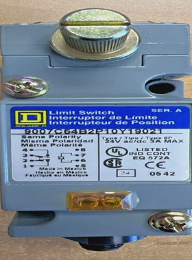 SquareD9007C54B2P10Y19021HeavyDutyLimitSwitch*NewIn